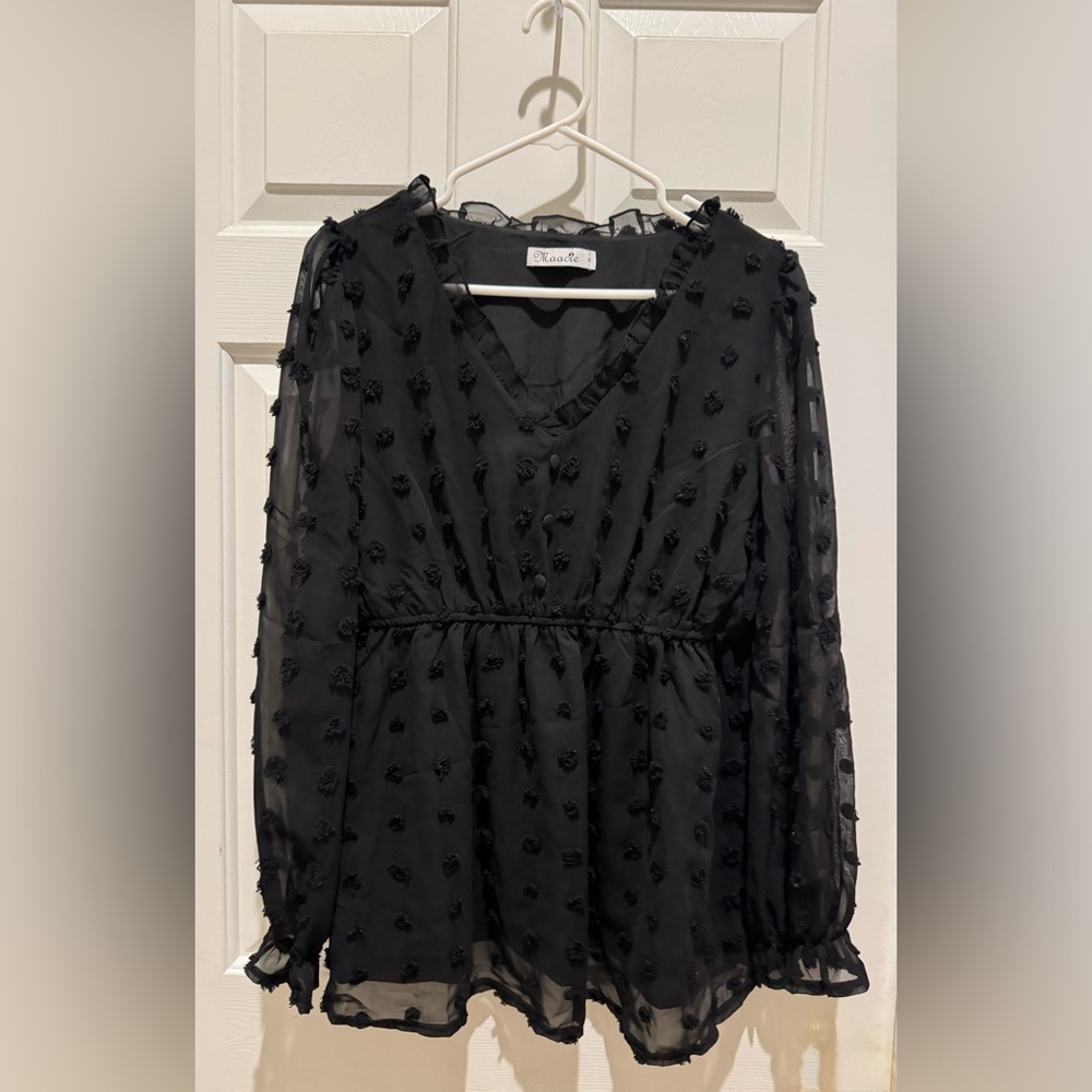 Maacie Maternity Blouse Size Medium